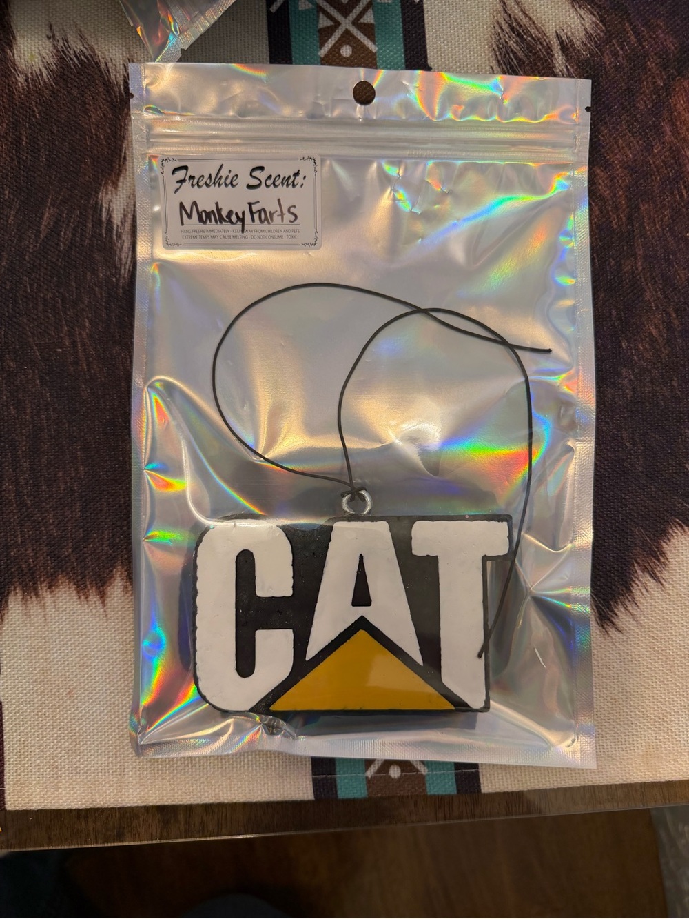 CAT Scented Air Freshener - Black & Yellow